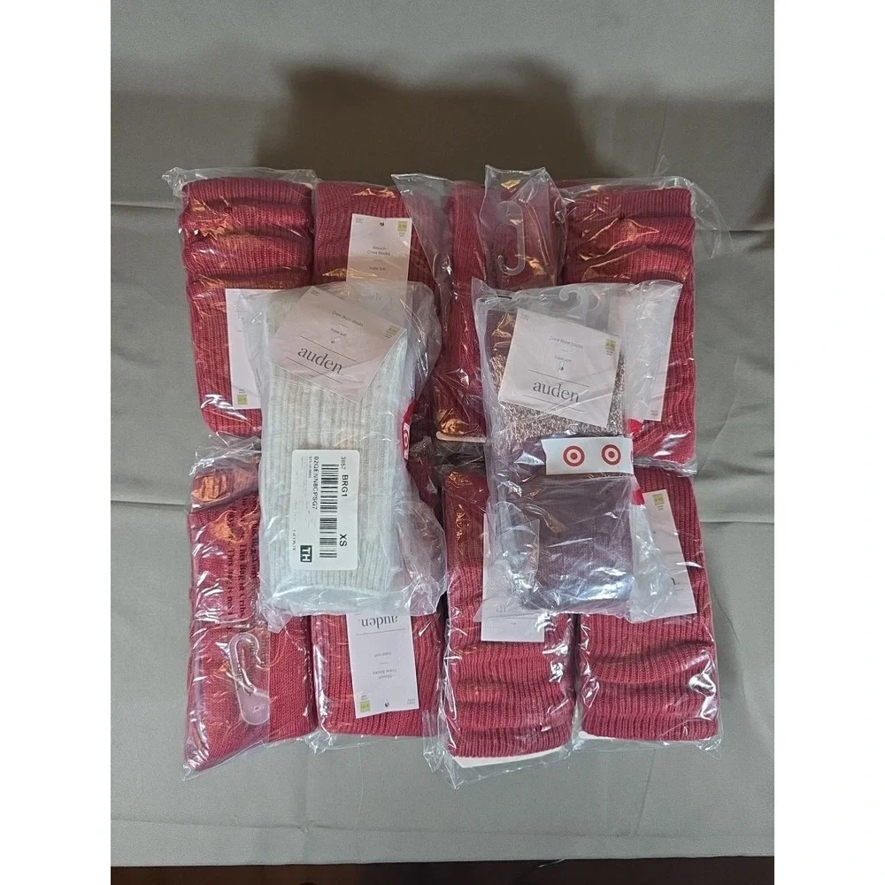 New‎ Assorted Lot Women's Socks A New Auden Adult Sizes 26 Units